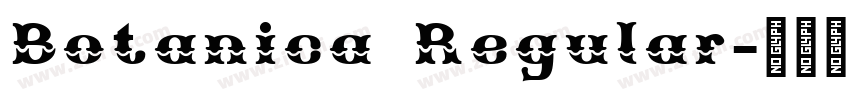 Botanica Regular字体转换